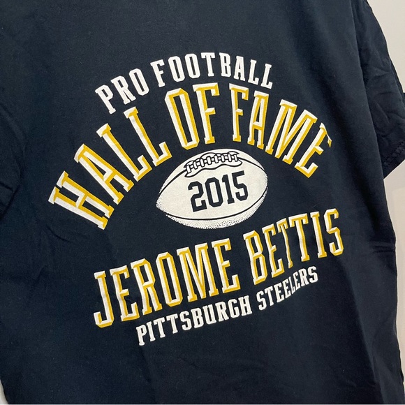 Pro Football Hall of Fame | Jerome Bettis | Pittsburgh Steelers Tshirt | Size XL - Picture 2 of 4